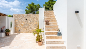 Resa Estates port des Torrent sale koop finca Ibiza side exterior stairs.jpg